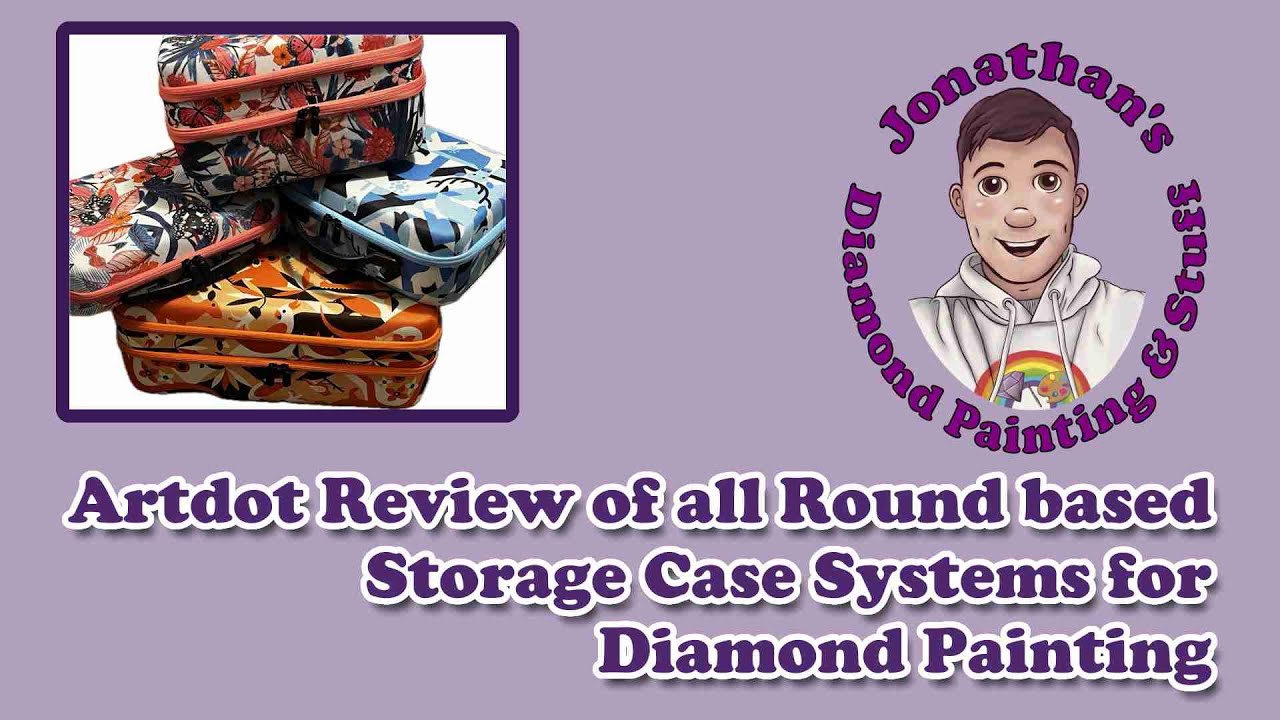 Artdot Review of all different Case based Round Storage Systems | Diamond Painting Accesory Review