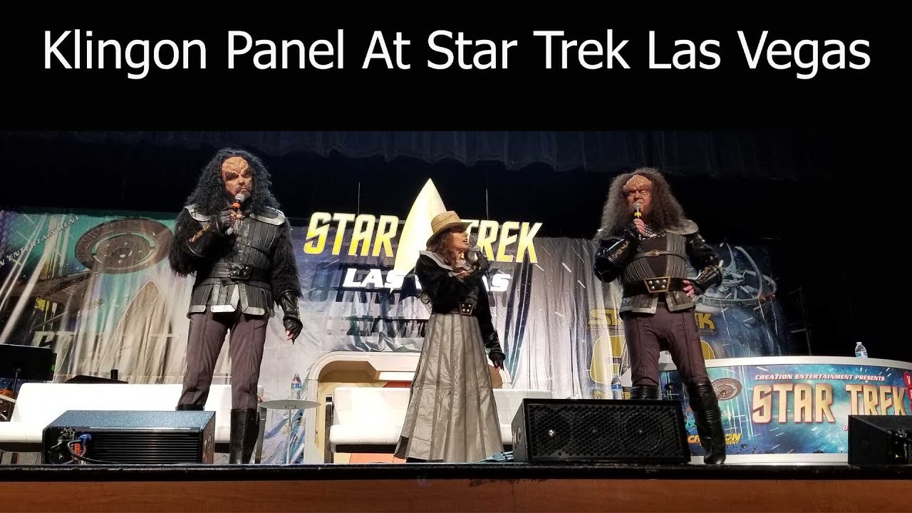 Star Trek Klingon Panel at the Star Trek Las Vegas Convention