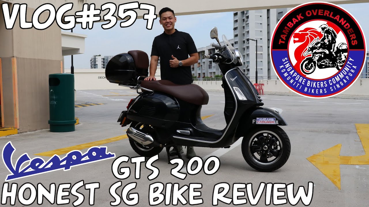 Видеоблог №357 Vespa GTS 150 | Честный Сингапур 🇸🇬 Обзоры мотоциклов