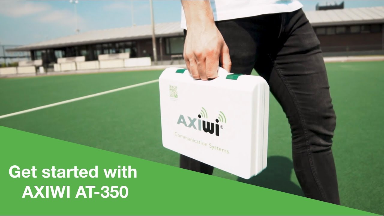 Get started with the AXIWI AT-350 referee communication system