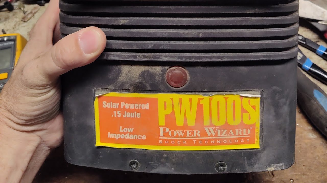 Power Wizard PW100S Solar Fence Charger Repair, www.fencerfixer.com