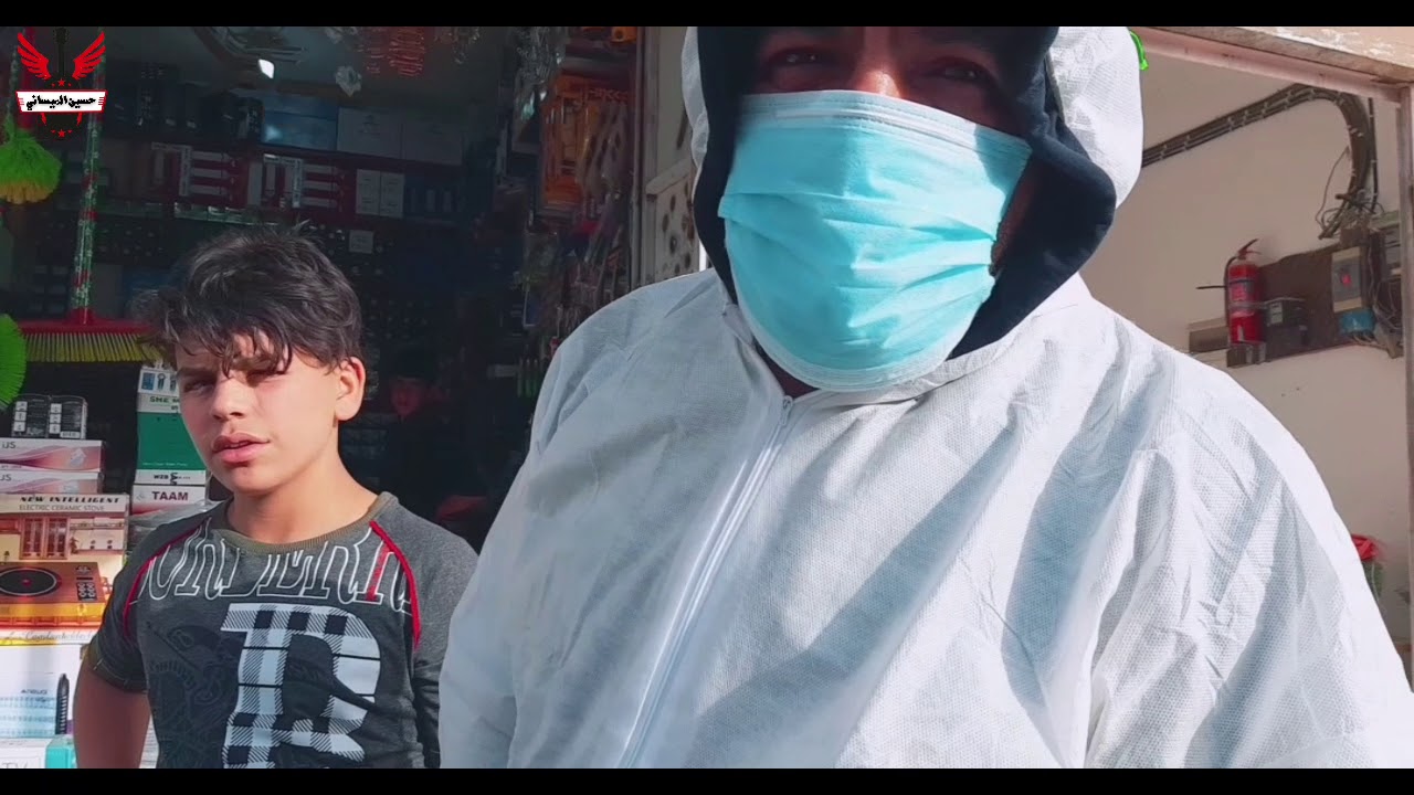 قامت صحة مستشفى العزير بتعقيم كافة محلات سوق ناحية العزير بواسطة الاخ الطيب نصير المحمداوي