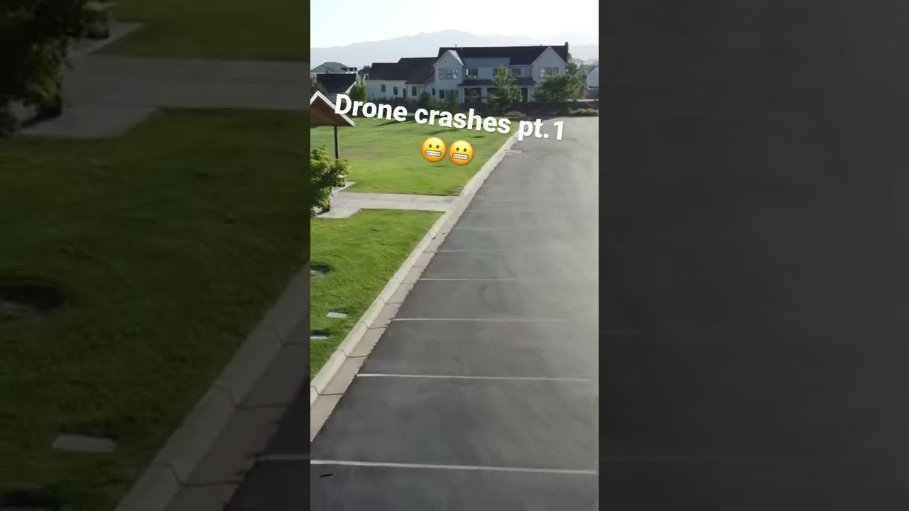 Drone crashes pt.1😬 #shorts #dronevideos #dronecrash