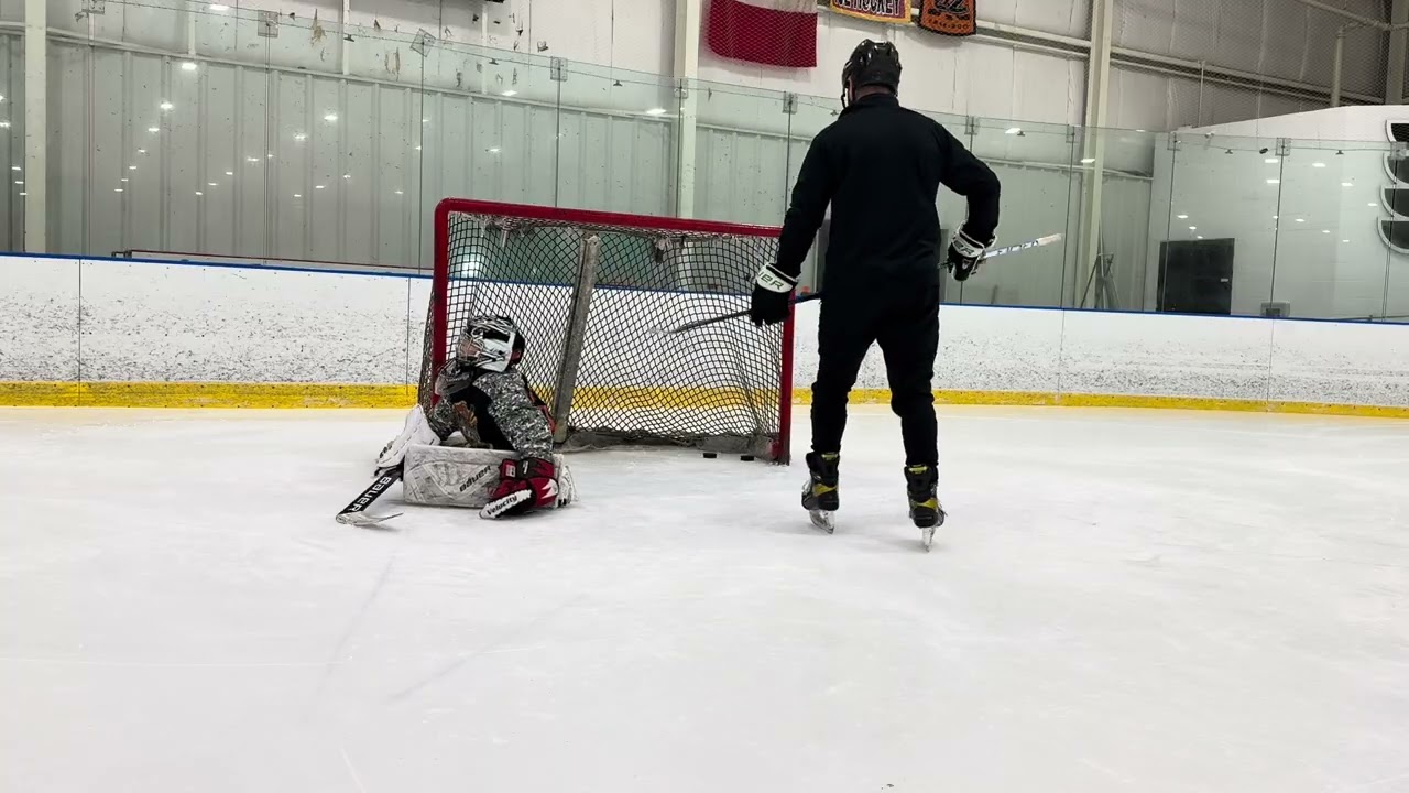 Rebound Control and Player behind Net with Ztender Claude P. 
