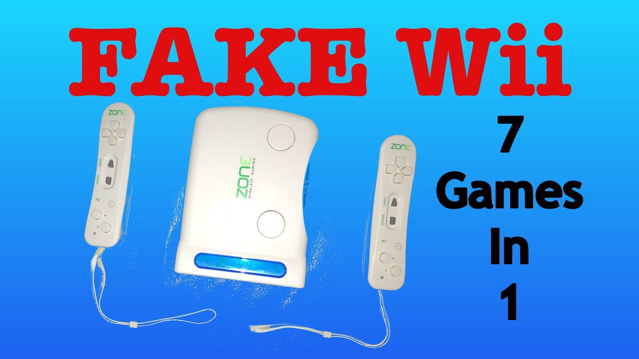 FAKE Wii console Zone Wireless Gaming