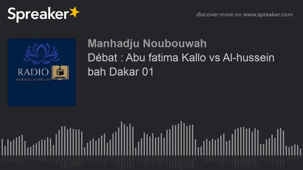 Débat : Abu fatima Kallo vs Al-hussein bah Dakar 01