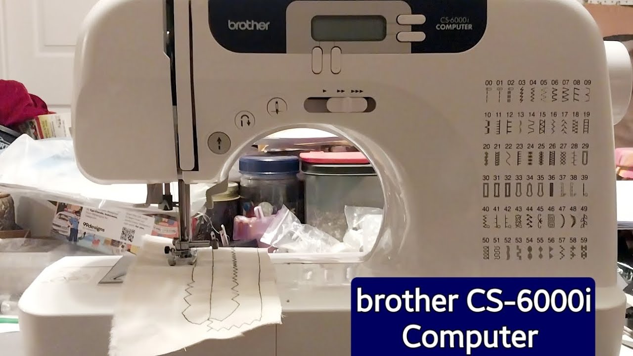 Brother CS-6000i computer Sewing Machine @JacquelineJaroffaith #sewingmachinereview 