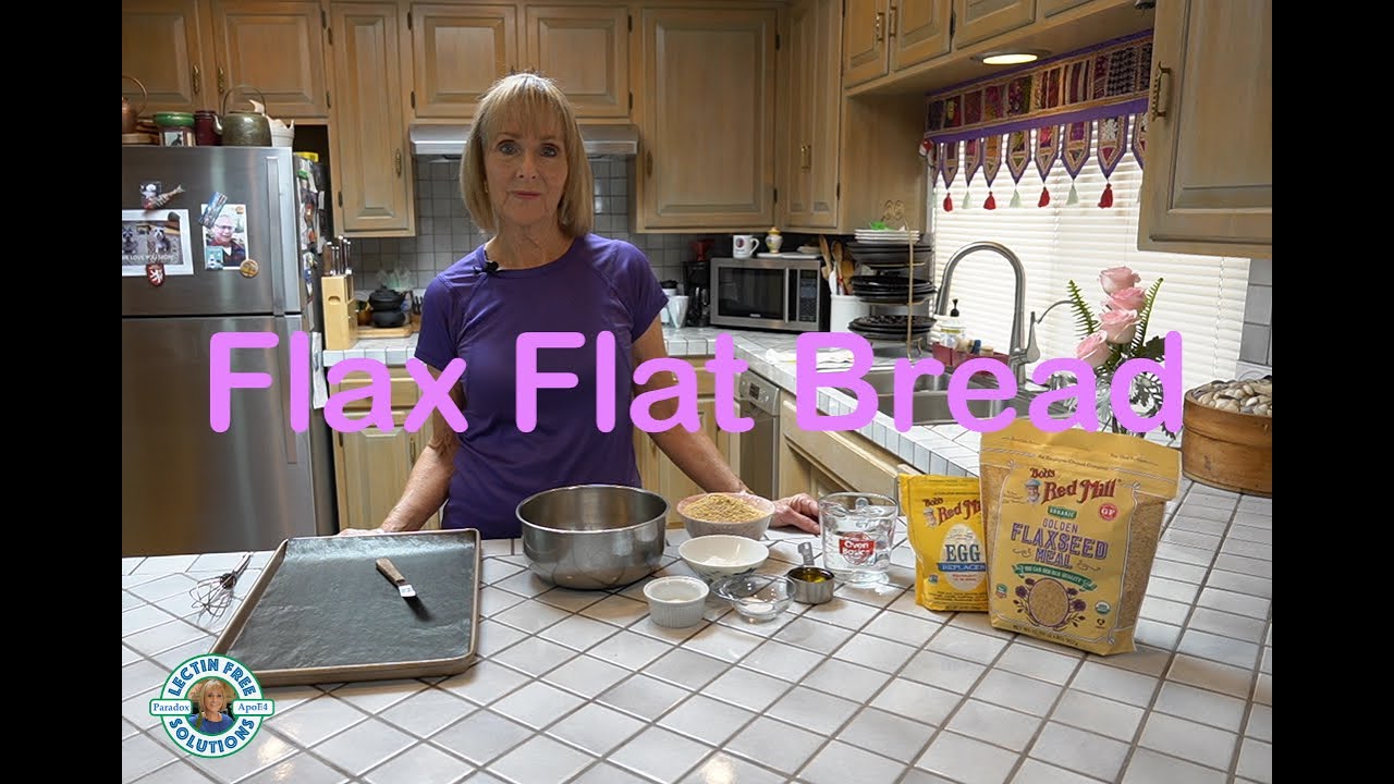 Flat Flax Bread Egg Free