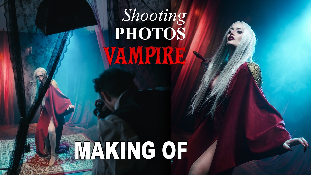 Comment j’ai transformé mon studio pour un shooting photo Halloween ?! MAKING OF