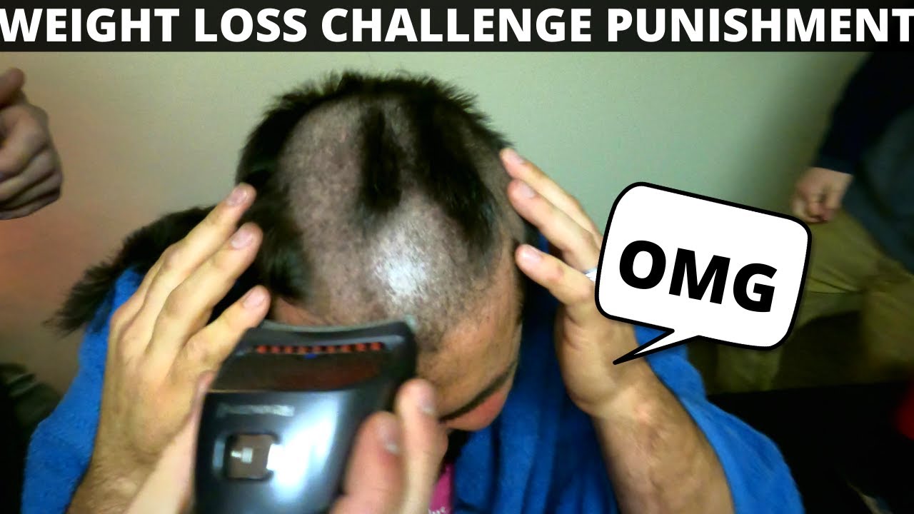 The loser of this weight loss challenge SHAVES their head! *BEFORE & AFTER*