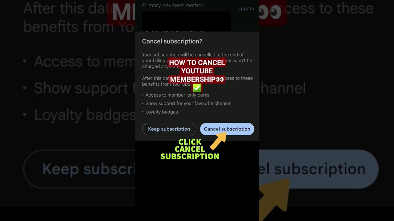 КАК ОТМЕНИТЬ ПОДПИСКУ НА ЧЛЕНСТВО НА YOUTUBE ОТКЛЮЧИТЬ ОТМЕНУ ЧЛЕНСТВА НА ANDROID