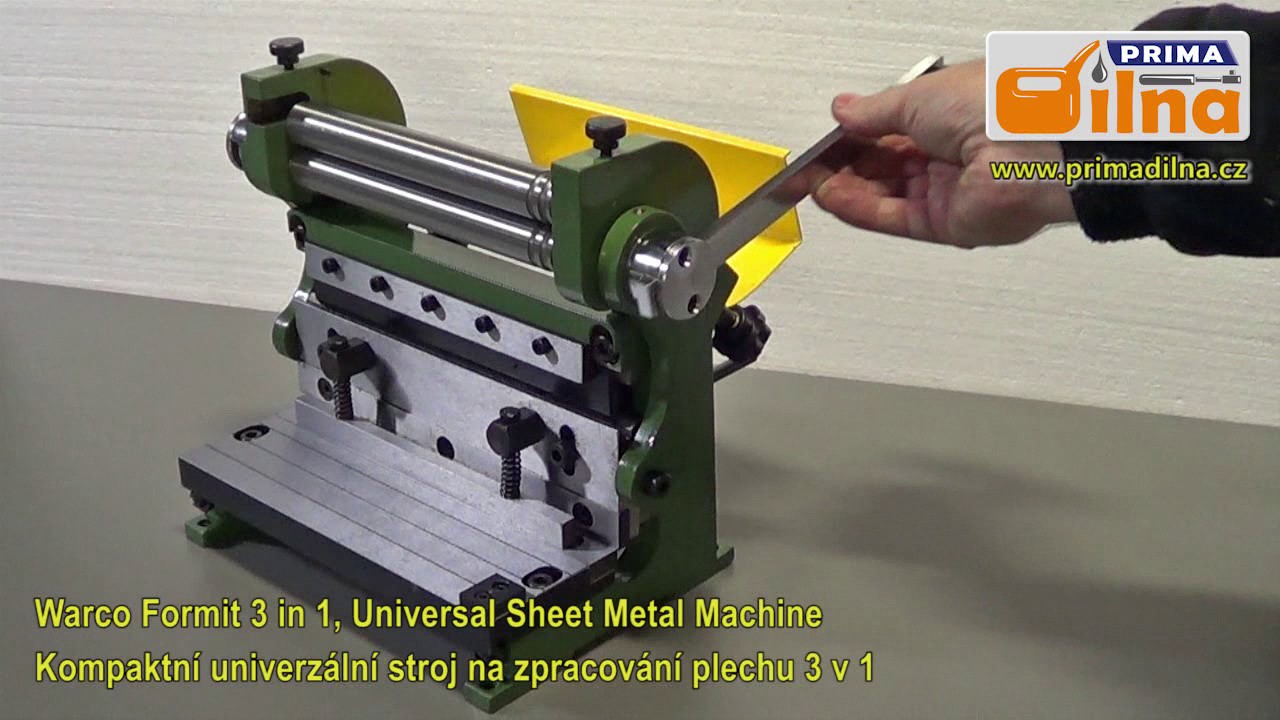 Prima Dilna video: Warco Mini Formit 3 in 1