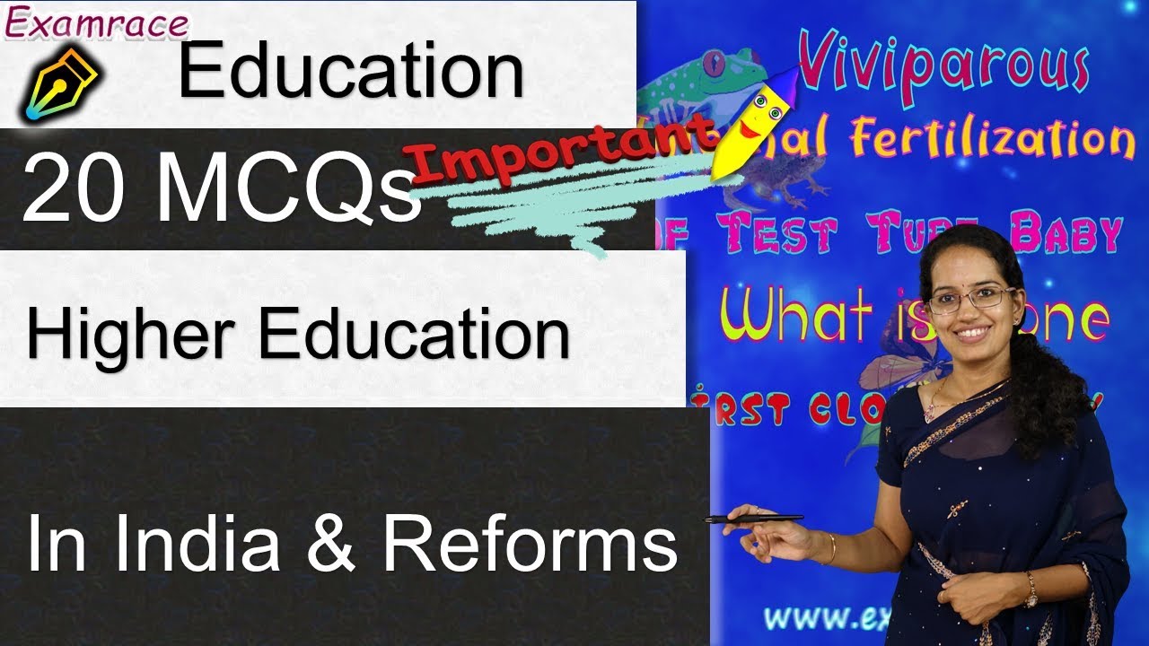 Higher Education in India & Reforms: Expected MCQs Mock Questions NTA NET Paper 1 December 2019