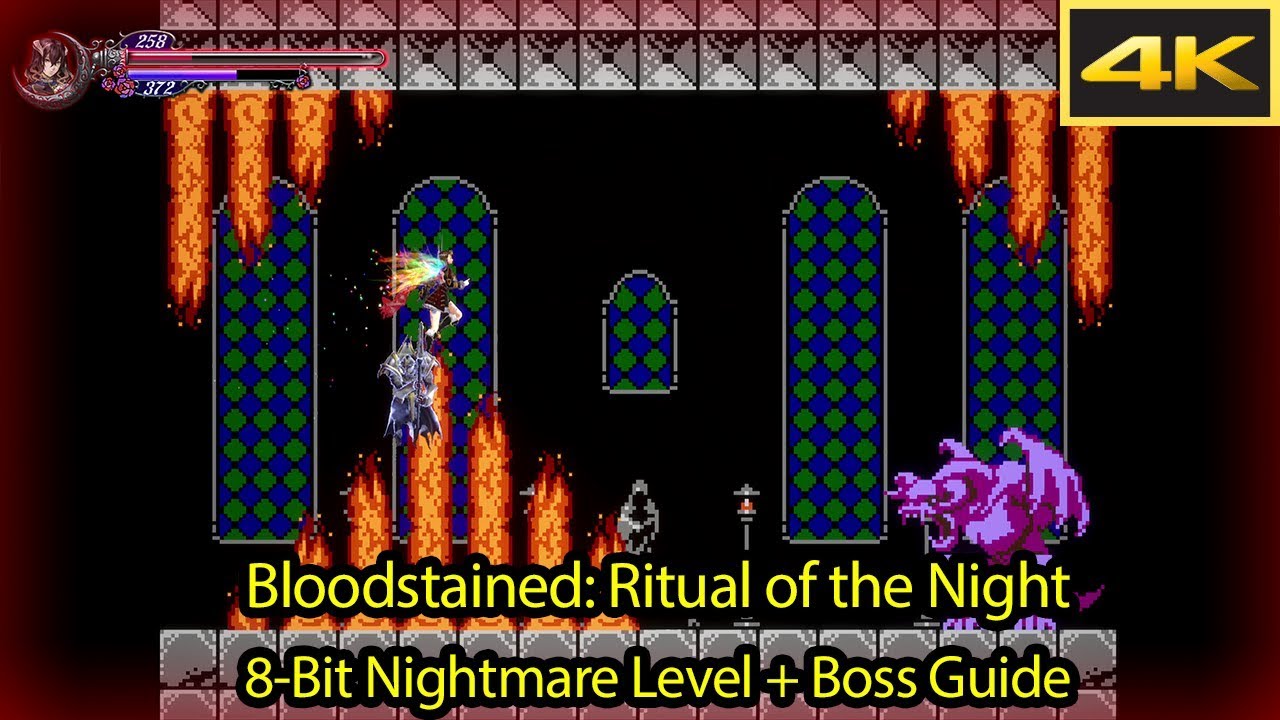 8-Bit Nightmare Location / Eight Bit Overlord Guide [4k 60fps] - Bloodstained Ritual of the Night