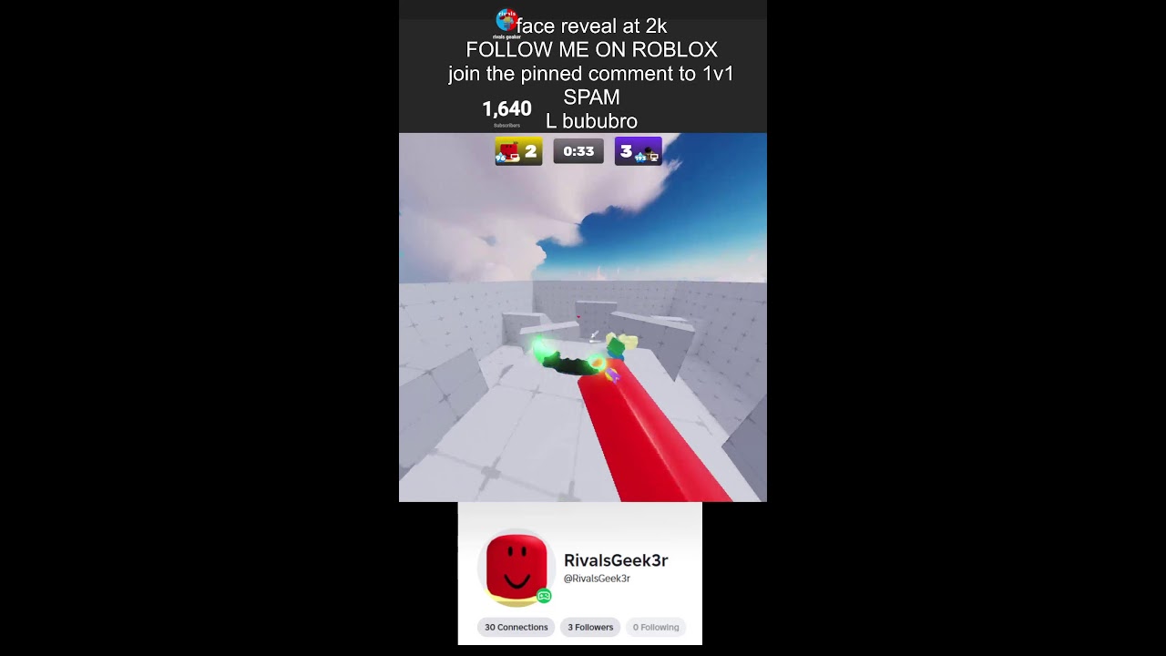 playing roblox rivals LIVE
