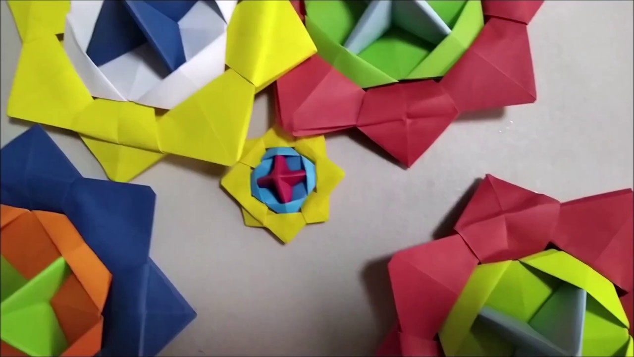 Trompo de papel origami