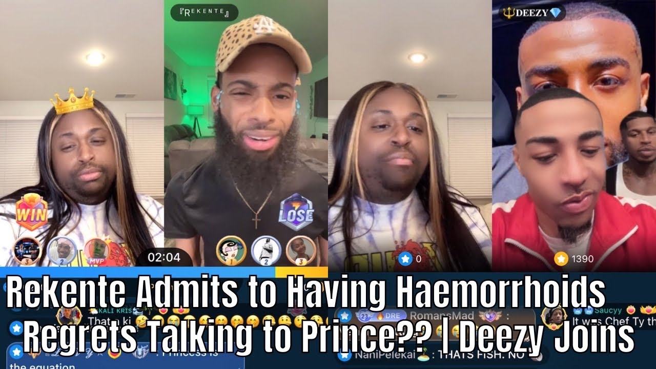 Drebaby Live | Rekente Admits to Having Haemorrhoids | He Regrets Getting With Prince? | Deezy Joins