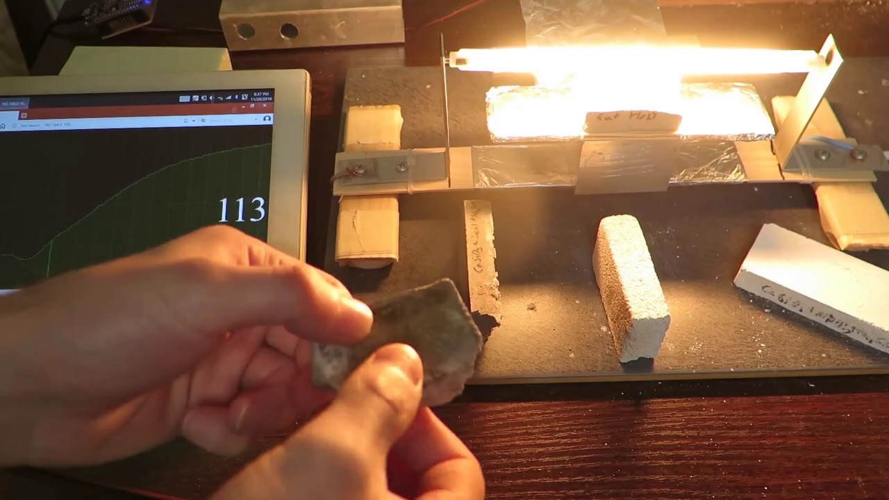 Comparing thermal conductivity of DIY 