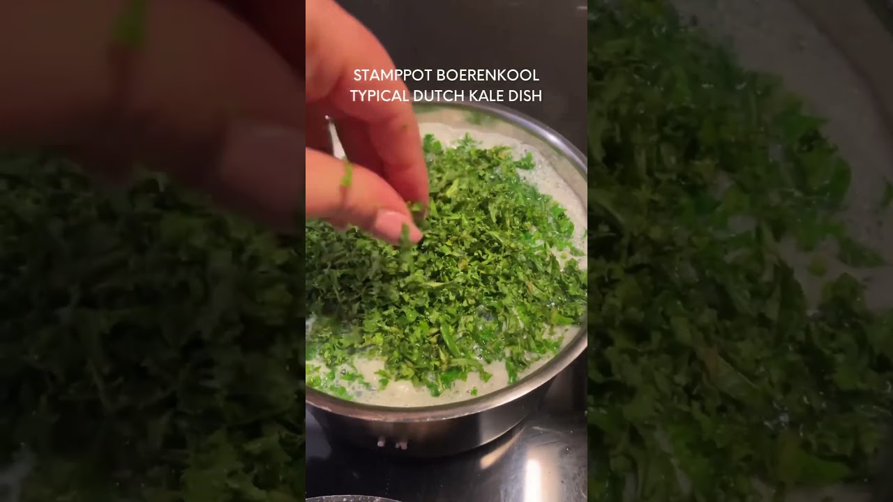 How to cook kale: the Dutch way | boerenkool stamppot #kale #foodie #recipe