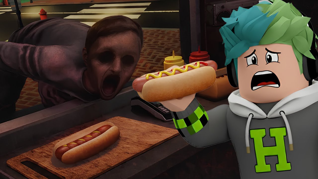 KORKUNÇ SOSİSCİ DÜKKANINDA 1 GECE GEÇİRDİK | ROBLOX Hot Dog Anomalies