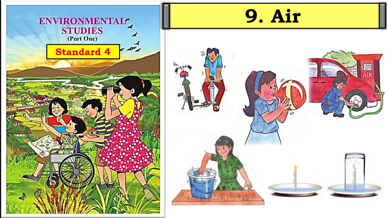 Air | std 4 | lesson 9 | EVS 1 Maharashtra State Board