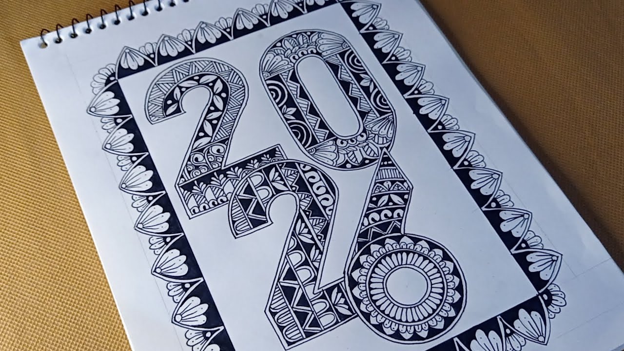 Beautiful Mandala Art for Happy New Year 🎉 | Relaxing & Satisfying Mandala Drawing