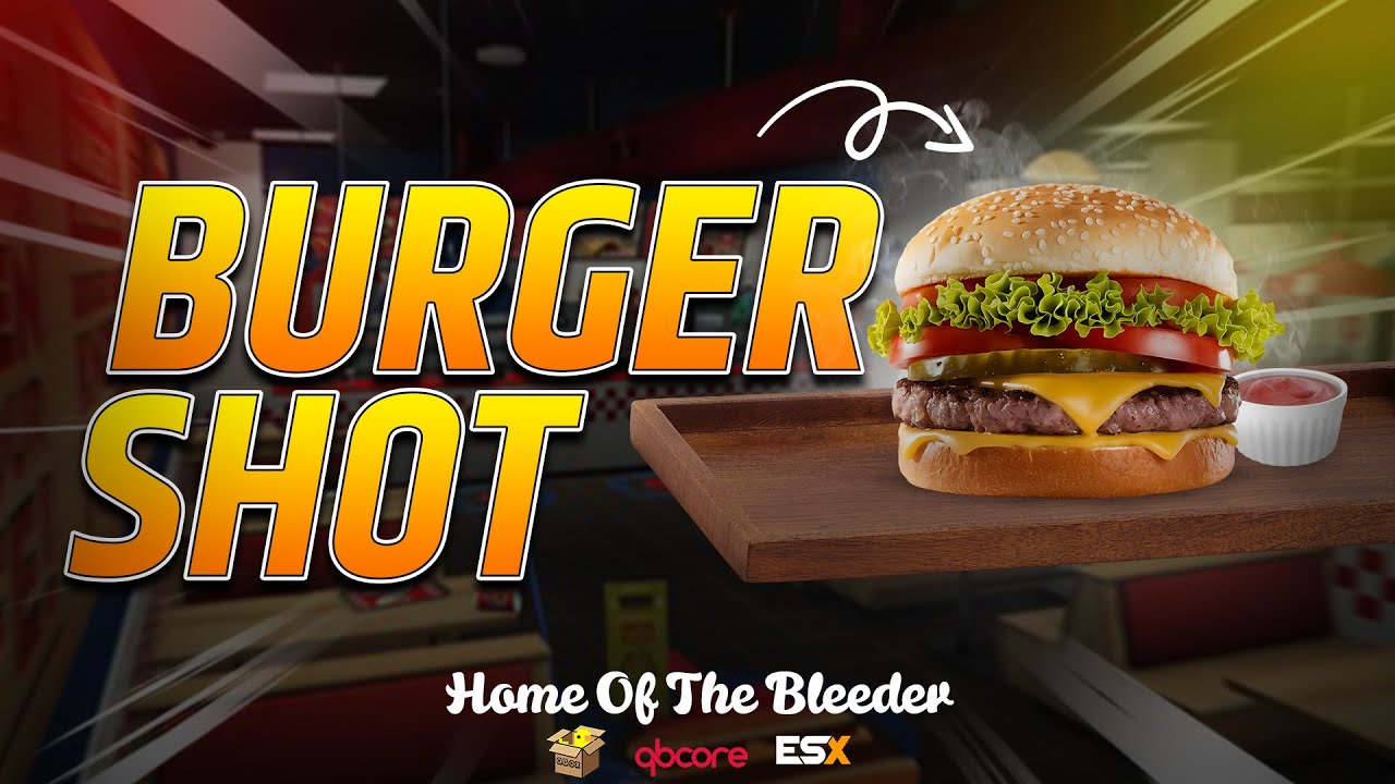 FiveM Burgershot Job | Restaurant Script 2025 | QBCore ESX QBox | Showcase Video
