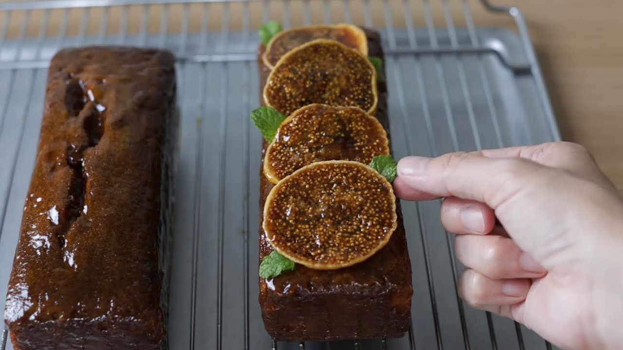 무화과캐러멜파운드(Fig&caramel poundcake) 카페 파운드 완소레서피 대공개!
