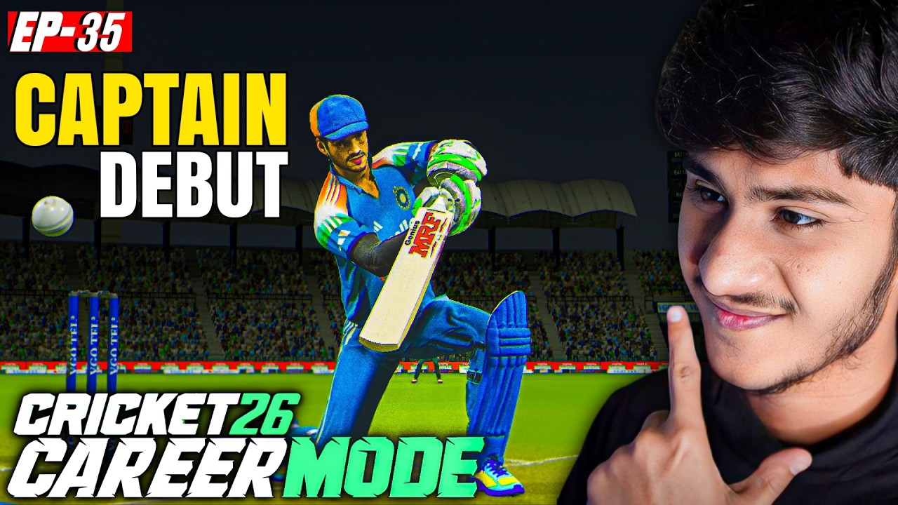 CRICKET 26 | CAREER MODE #35 | OPENING WITH VIRAT KOHLI & CAPTAINCY DEBUT!