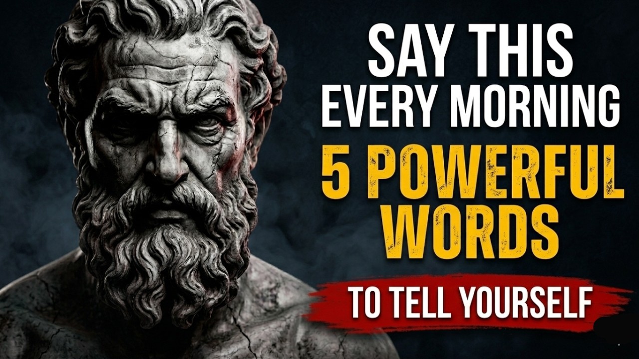 Morning Stoicism 5 Words To STRENGTHEN Your Mindset