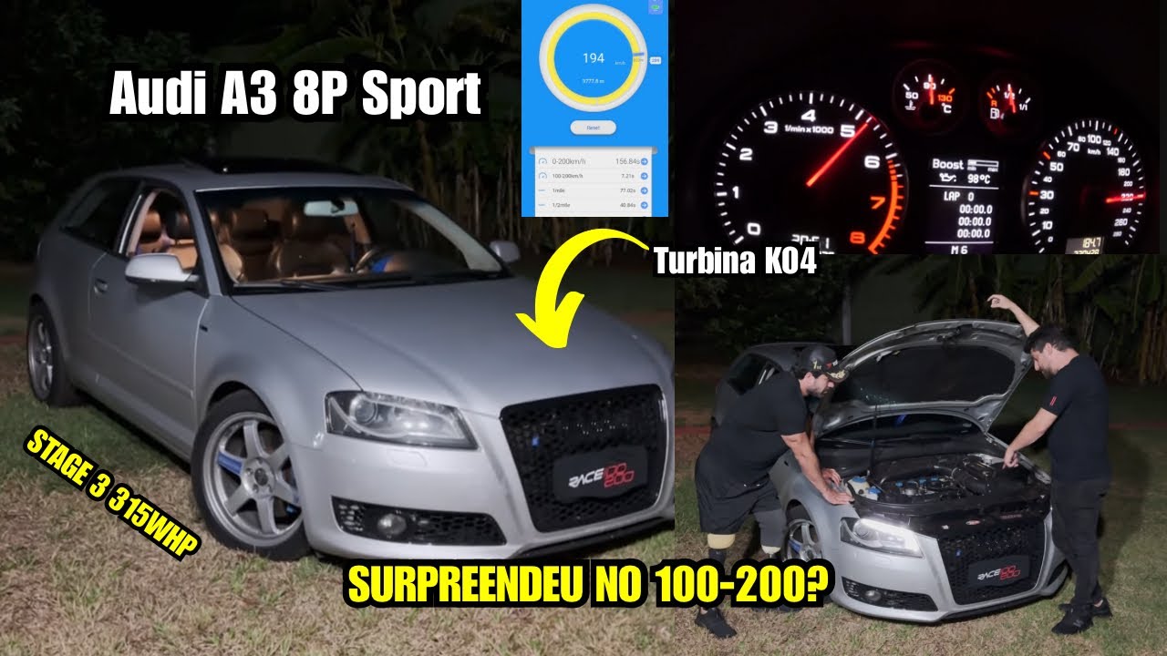 AUDI A3 8P COM TURBO K04 - O MELHOR CUSTO BENEFÍCIO?