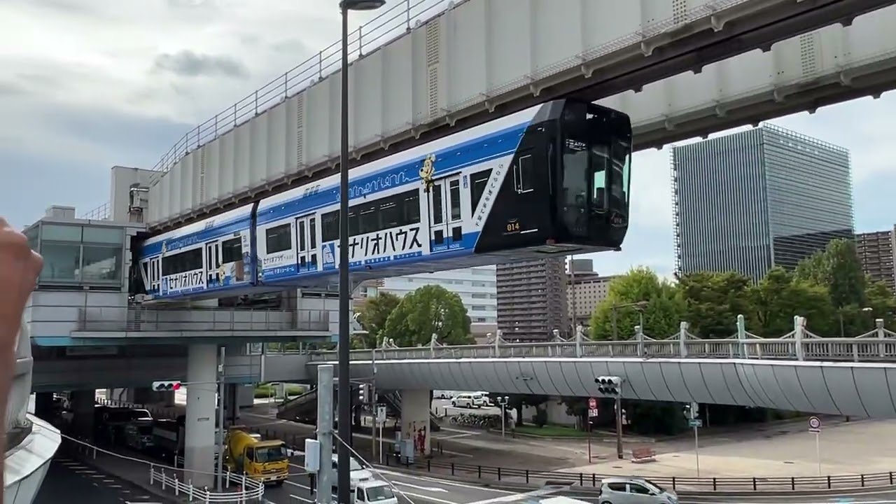 千葉モノレール#monorail #train #trinding #trip #tricks #chiba #japan 