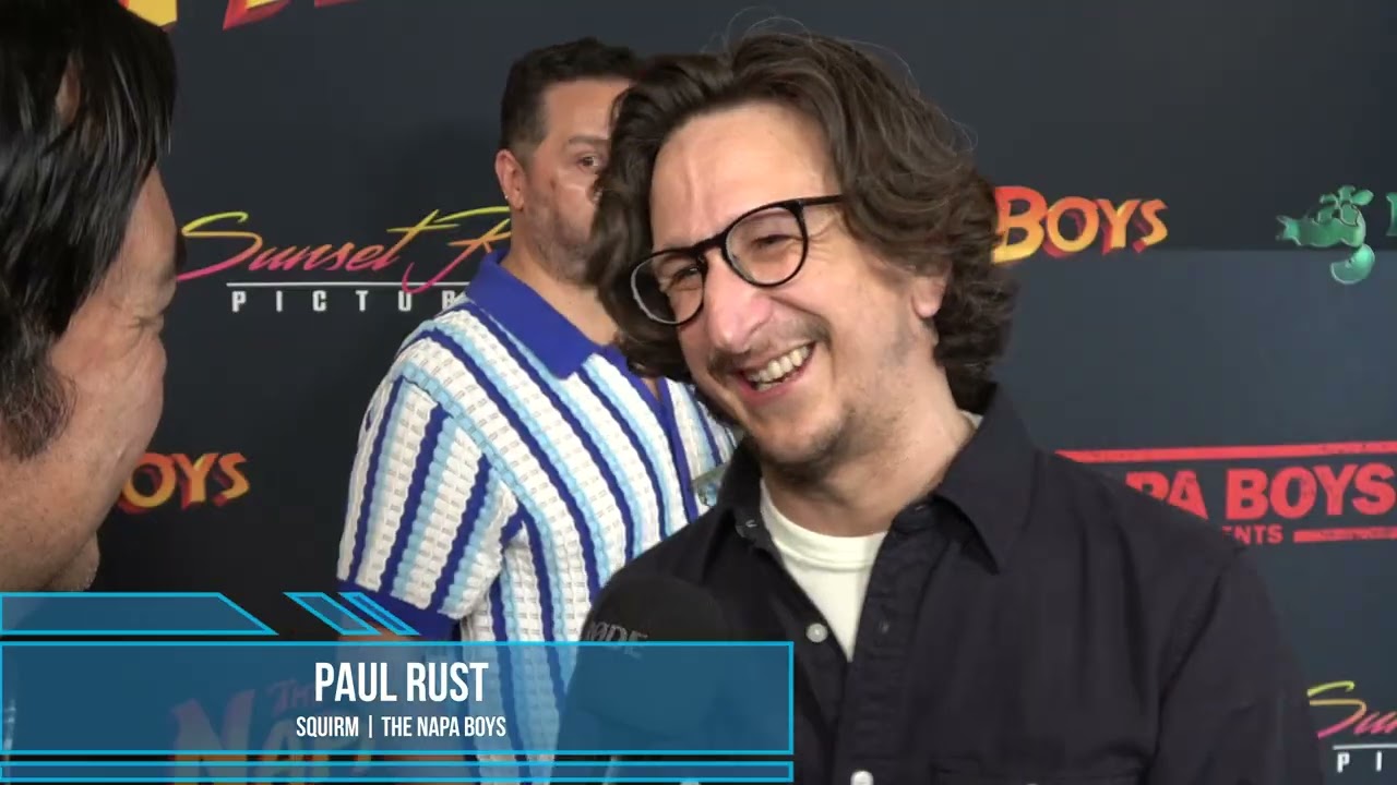 Paul Rust Carpet Interview at The Napa Boys Premiere