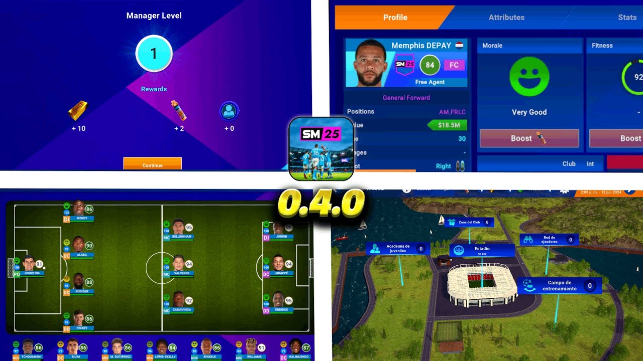 NEW SOCCER MANAGER 2025 UPDATE 0.4.0 (BETA)