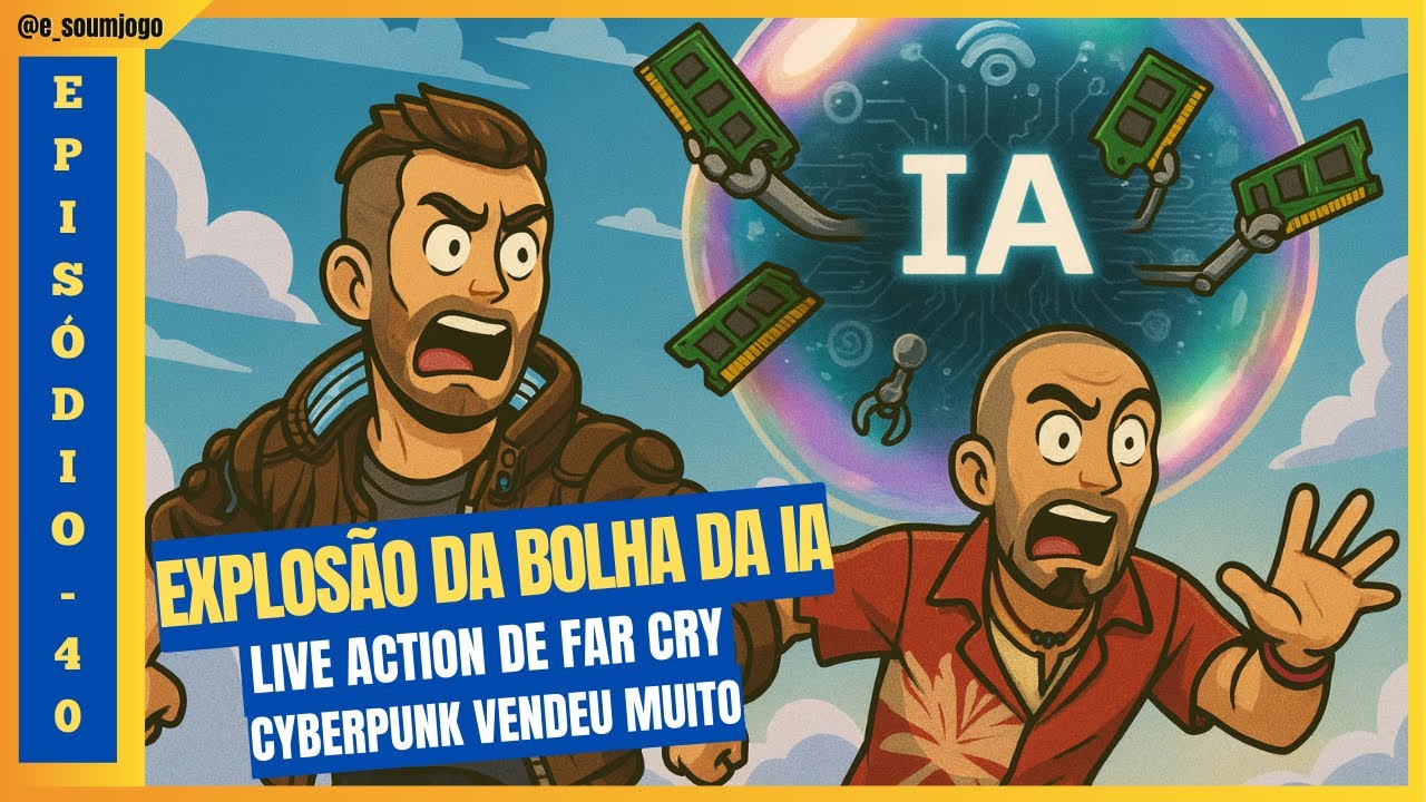 40 - A problemática Bolha da IA, Cyberpunk Vendeu Muito.