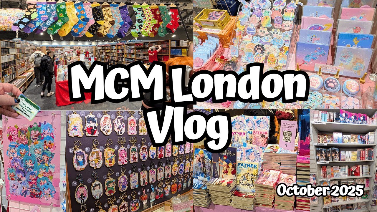 Видеоблог MCM Comic Con в октябре 2025 года ✨ Аллея художников и магазин манги в Forbidden Planet 🤗