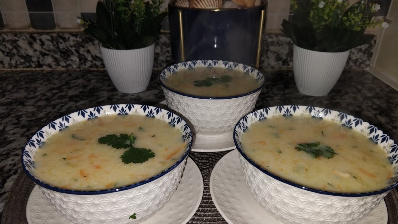 شربة الخضر ،الدجاج وحليب نيدو شربة هائلة لذيذة 😋 ومغدية