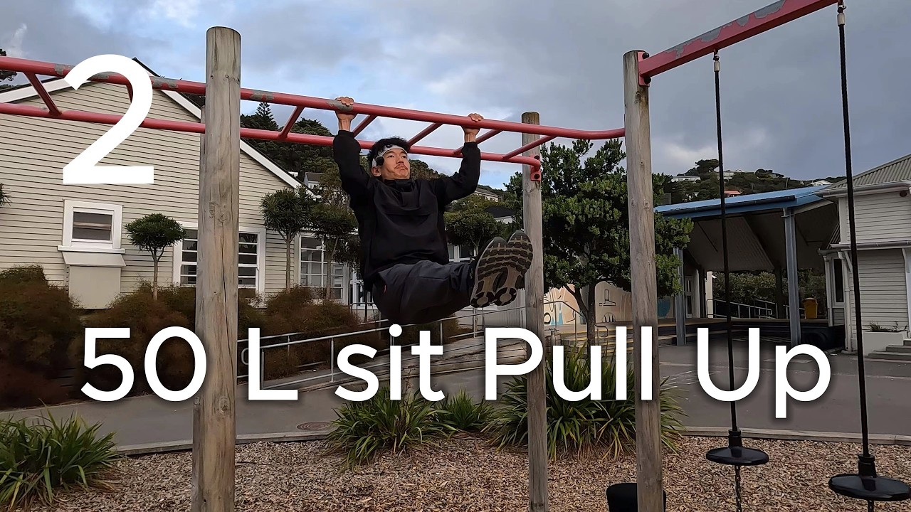 50 L sit Pull Up workout || Tuesday workout || DR abseiler