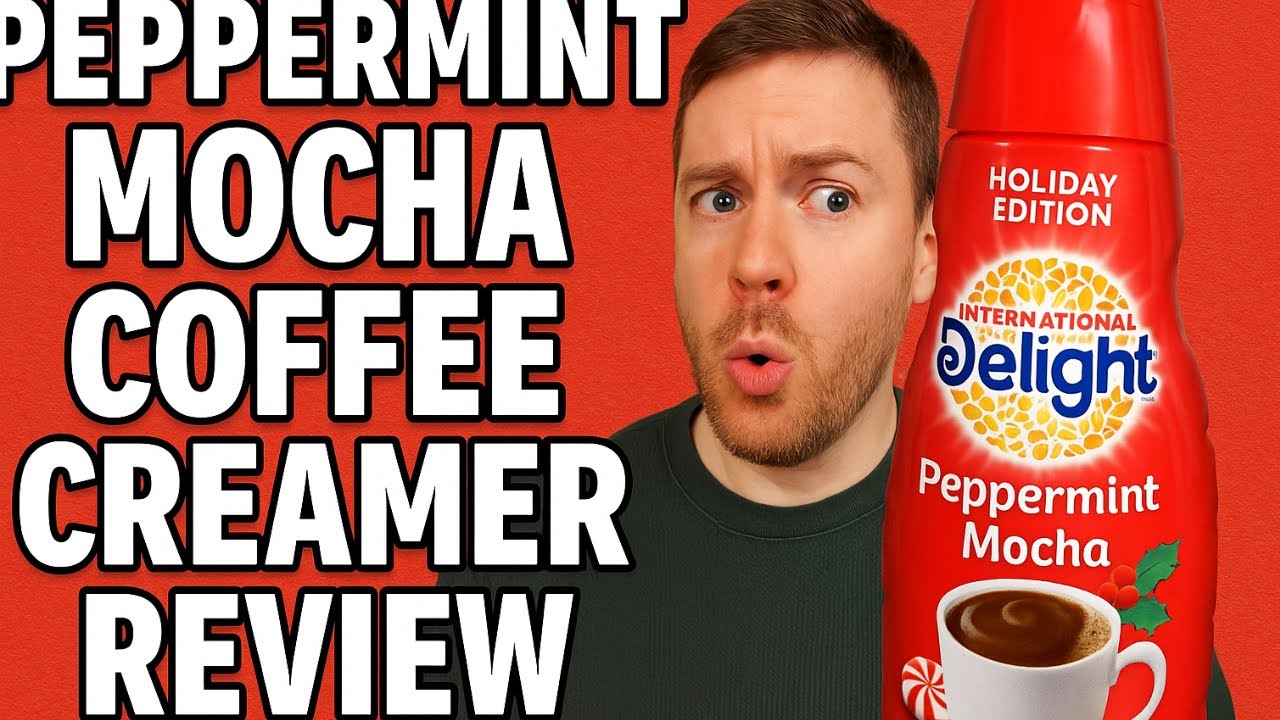 Peppermint Mocha Coffee Creamer Review | International Delight Holiday Edition