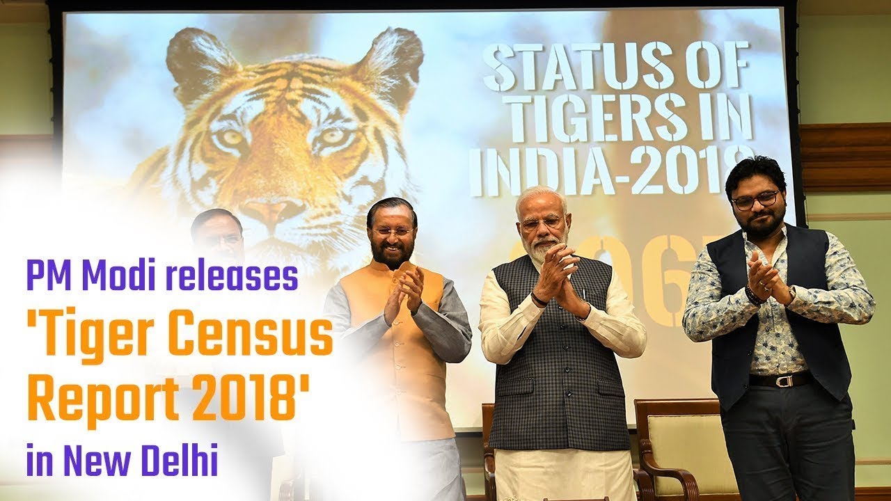 PM Narendra Modi releases 'Tiger Census Report 2018'
