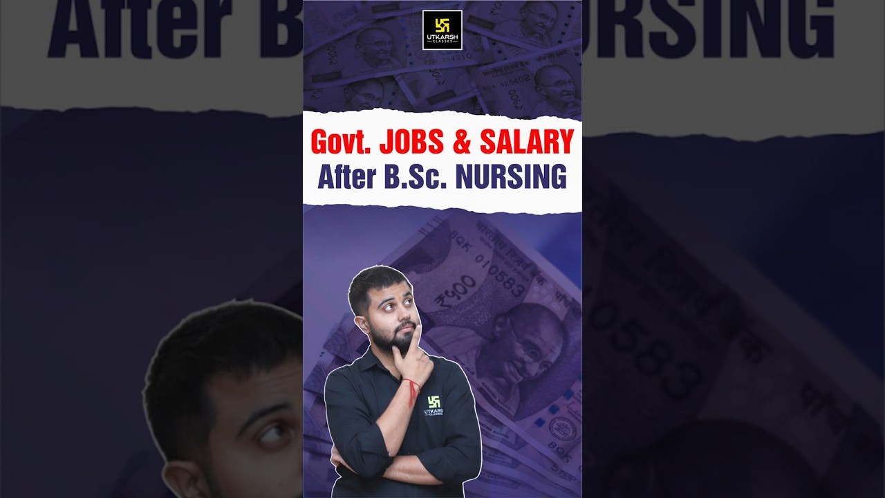 Government Jobs & Salary After BSc Nursing #shorts | Dr. Himanshu Sir