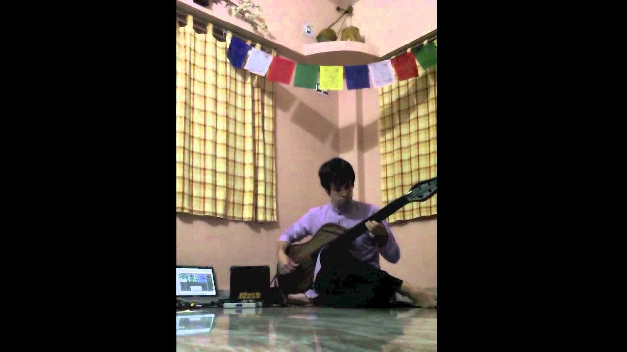 Justin Gray - Bass Veena Raga performance using La Bella Black Nylon Tapewound Strings