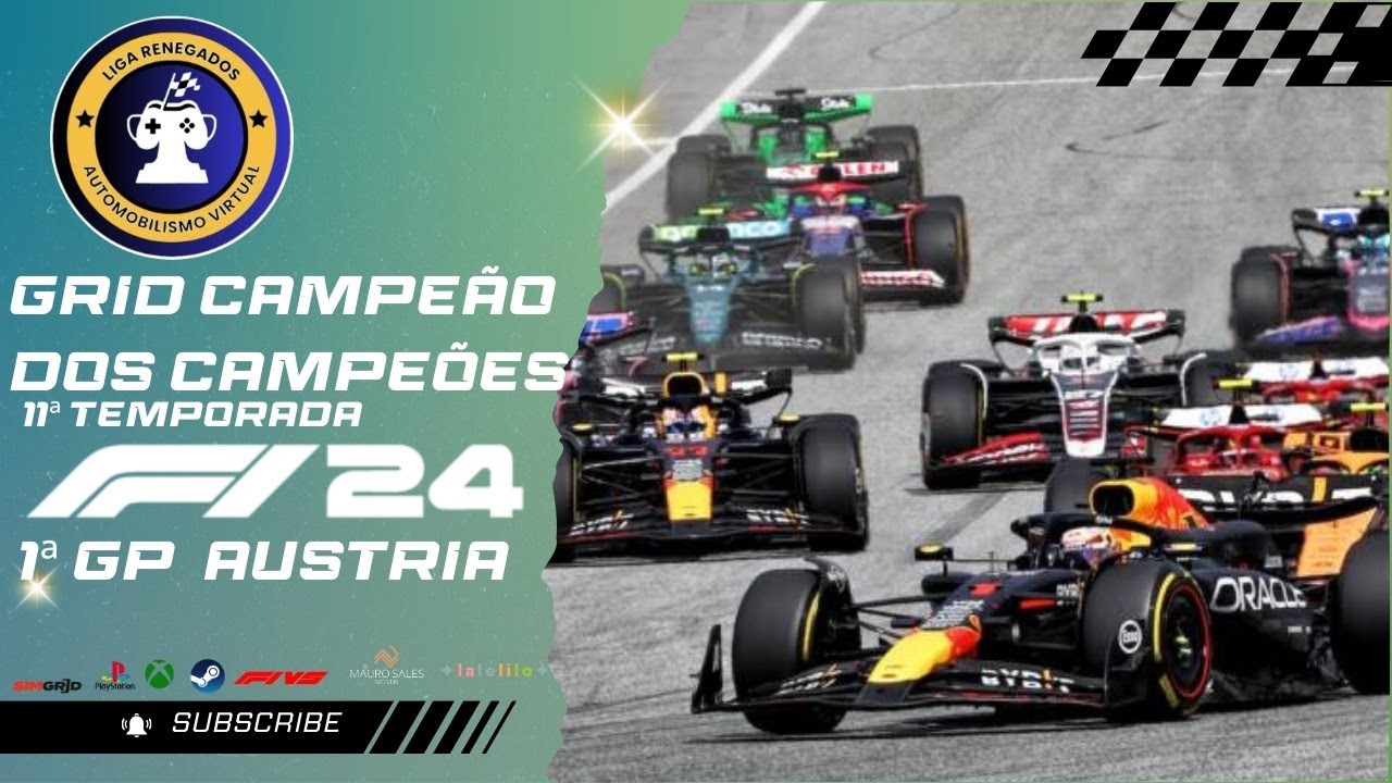 F1 24 - GRID CAMPEÃO DOS CAMPEÕES |  11ª TEMP  1ª ETAPA AUSTRIA  #f124