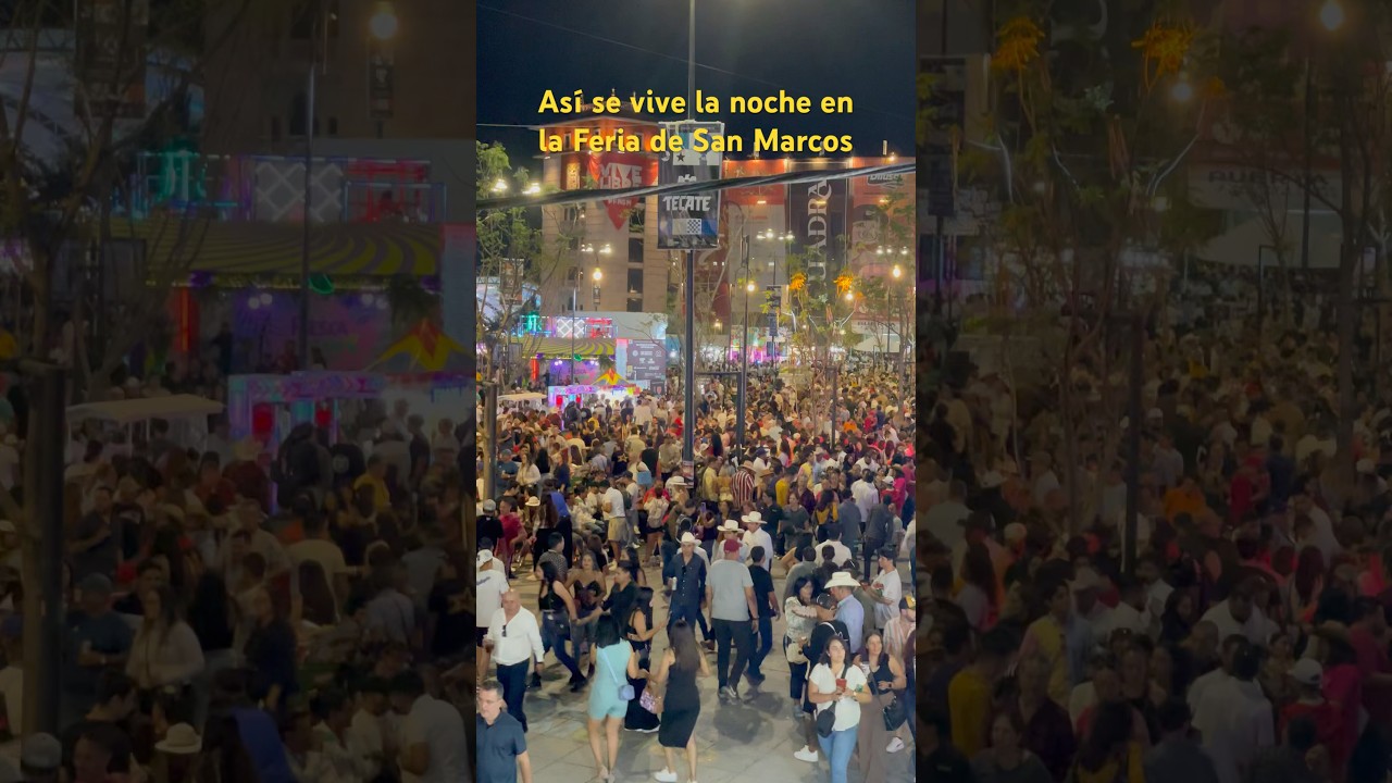 &iexcl;As&iacute; se vive la Feria de San Marcos 2025! #aguascalientes #fnsm2025 #travel #turismo #divertido