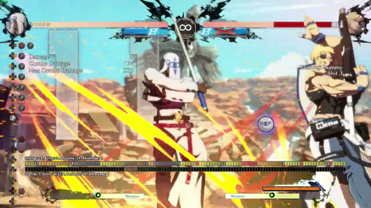 GGST Venom Hitstop OS for DP safety