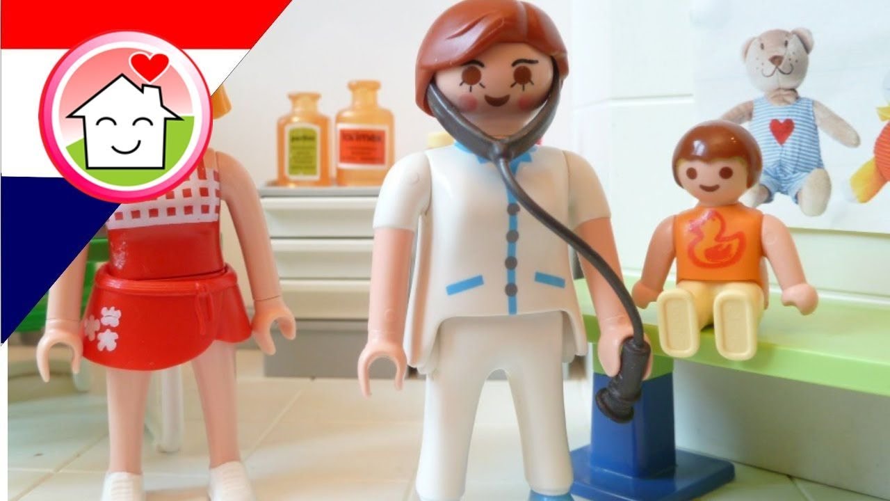 Playmobil filmpje Nederlands Anna is ziek - Familie Huizer