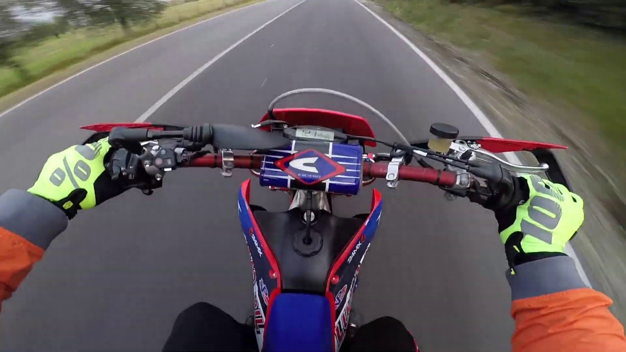 Honda crf 450 2018 motard OnBoard