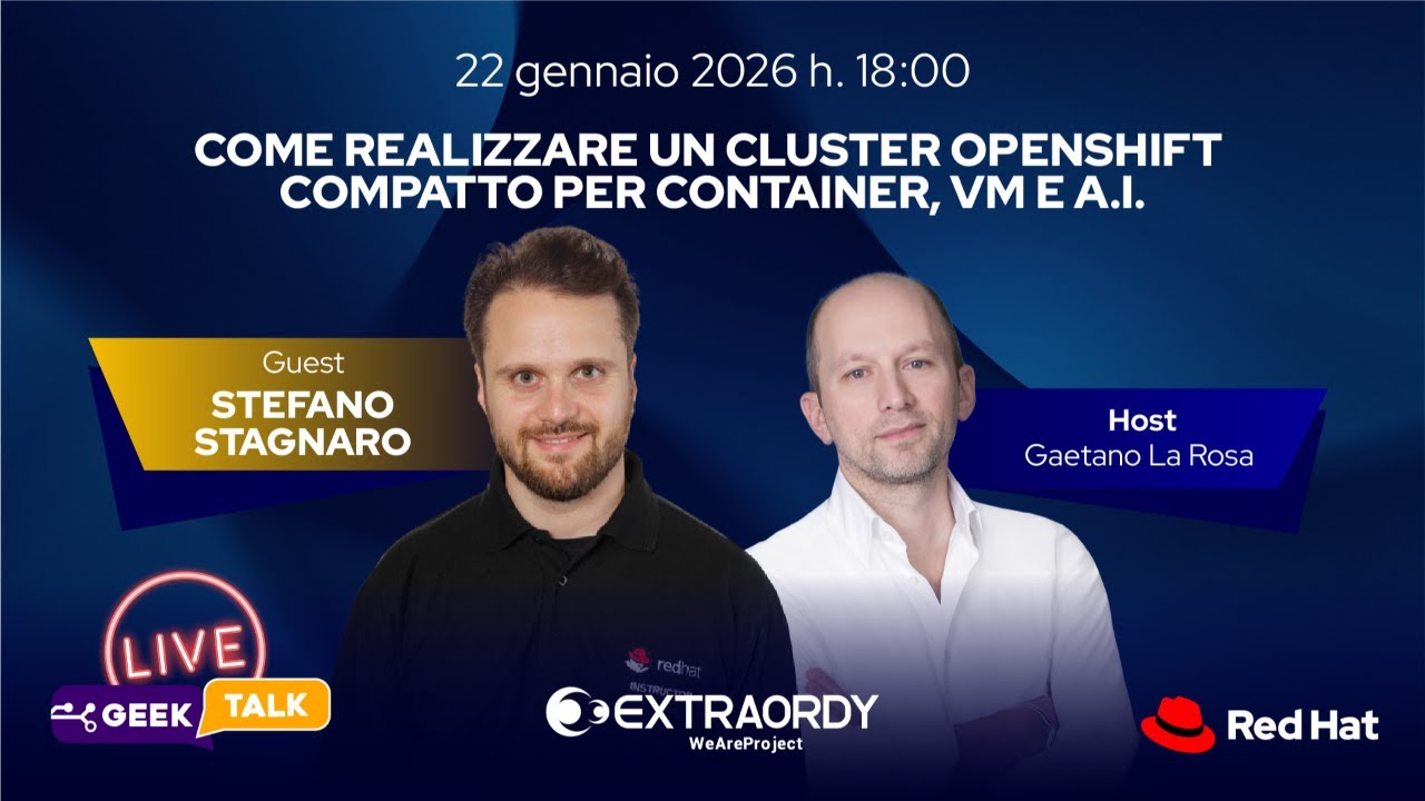 Come realizzare un cluster OpenShift compatto per Container, VM e A.I.