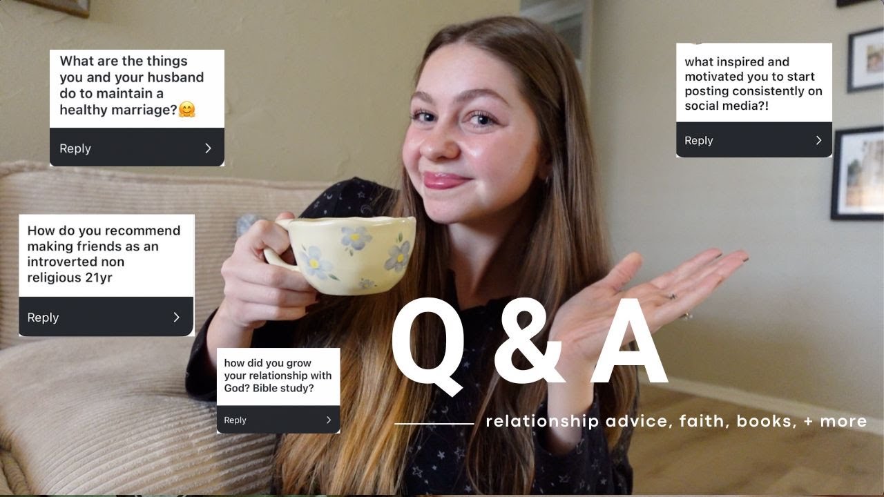 Давайте пообщаемся! Отвечаю на ваши вопросы о браке, учебе, вере, социальных сетях и многом другом 💝