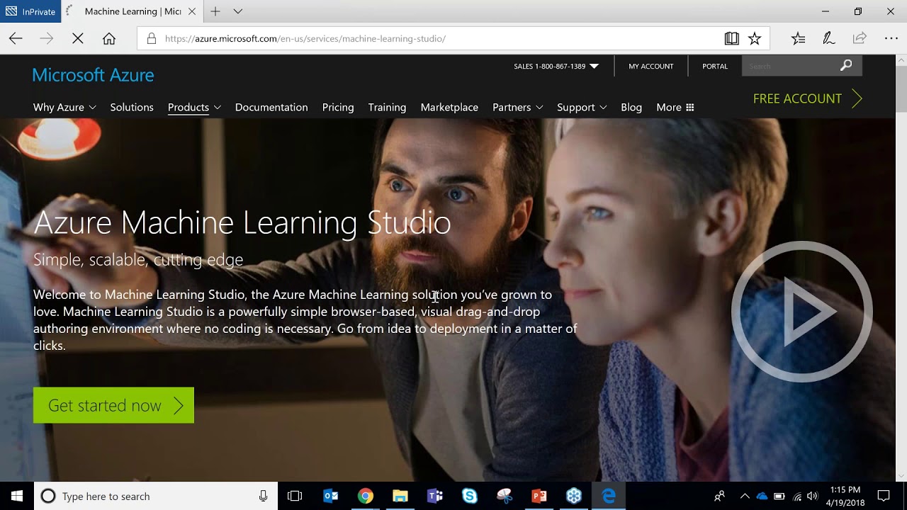 Azure Machine Learning Studio:  Making Data Science Easy(er)